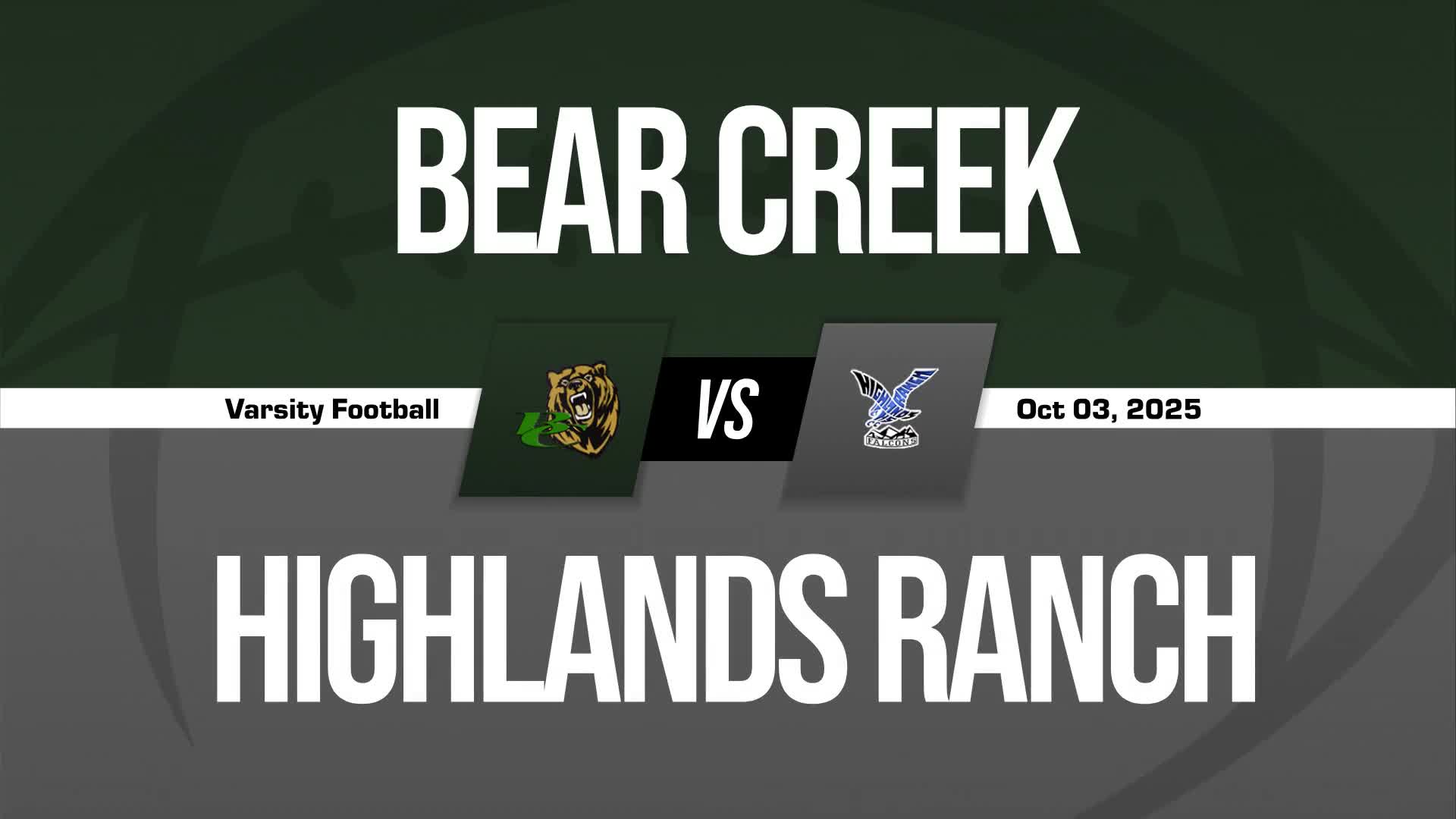 Football Recap: Highlands Ranch Takes a Loss + How To Watch