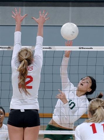 Nicole Yap (10) had 22 kills in last year's state finals.