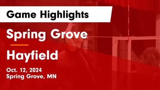 Volleyball Recap: Hayfield Find Success