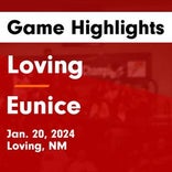 Eunice skates past Loving with ease