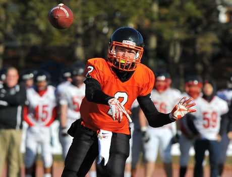 Quarterback Kody Greenhalgh and West Warwick captured the RIIL Division II championship with a 42-13 win against Cumberland.