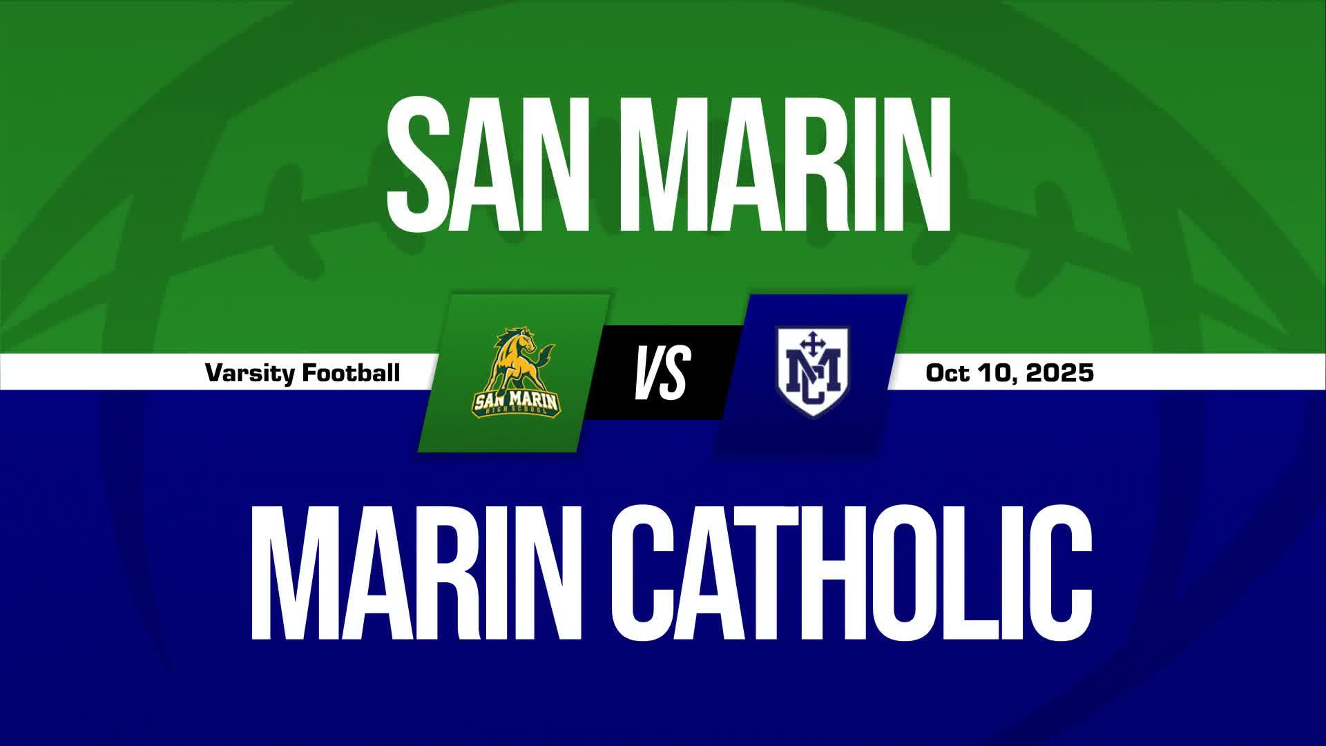Football Game Preview: San Marin Mustangs vs. Cardinal Newman Cardinals + How To Watch