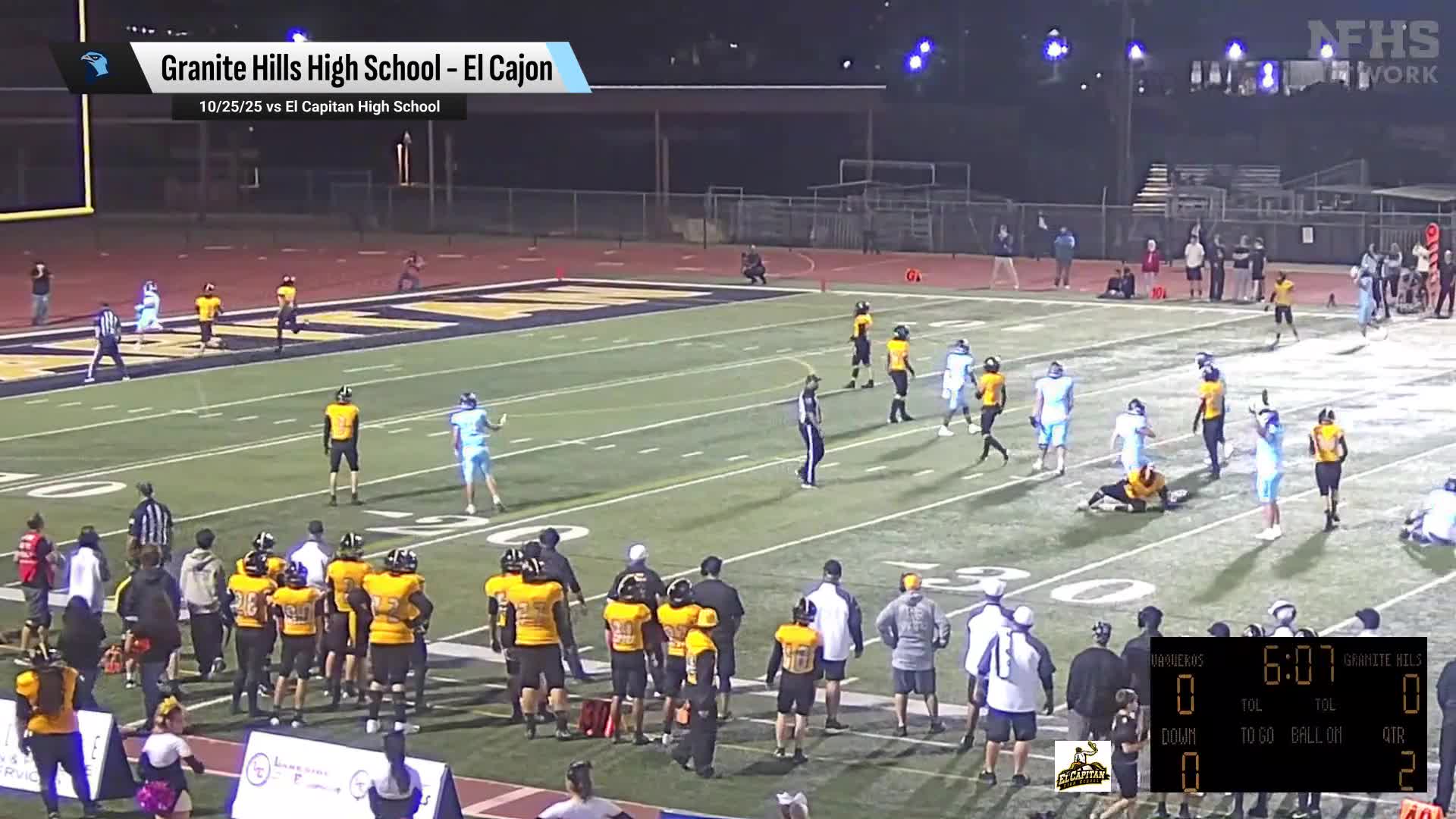 Football Recap: Pacifica Beats Granite Hills for Their 15th Straight  Win + How To Watch