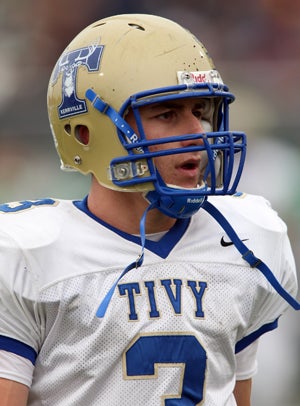 Johnny Manziel as a senior at Tivy
High School in Texas.