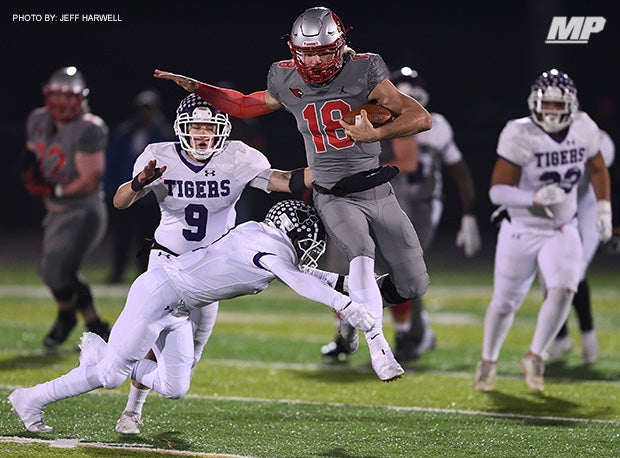 Mentor junior quarterback Ian Kipp guided the Cardinals to an undefeated regular season. 