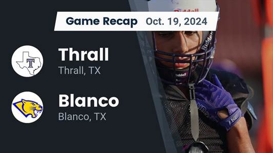 Football Game Preview: Blanco Panthers vs. Lexington Eagles