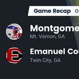 Football Game Recap: Montgomery County vs. Claxton