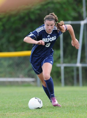 Morgan Andrews won two straight Gatorade
Soccer Player of the Year awards.