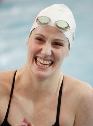 Missy Franklin flashing her world famous smile.