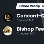 Football Game Recap: Concord-Carlisle Patriots vs. Bishop Feehan Shamrocks