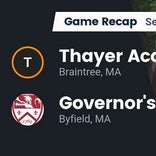 Football Game Preview: Rivers vs. Thayer Academy
