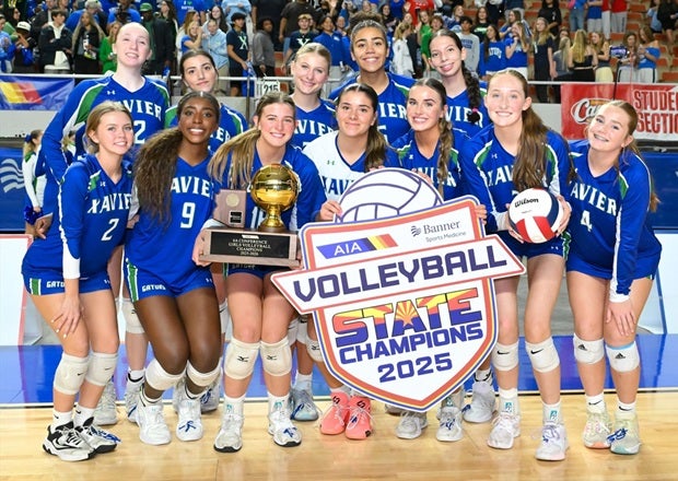 No. 4 Xavier College Prep won its second straight Arizona Class 6A title Saturday. The Gators will finish in the top 10 of the MaxPreps Top 25 in back-to-back seasons. (PHOTO: Mark Jones)