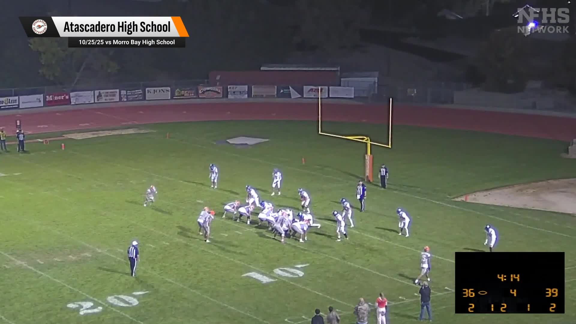 Football Recap: Atascadero's Luck Takes a Turn for the Worse  on