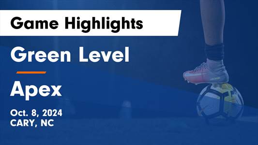 Soccer Game Preview: Green Level vs. Apex Friendship