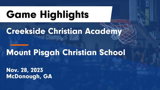 Basketball Game Preview: Creekside Christian Academy Cougars vs. Calvary Christian Knights