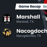 Football Game Recap: Nacogdoches Dragons vs. Marshall Mavericks