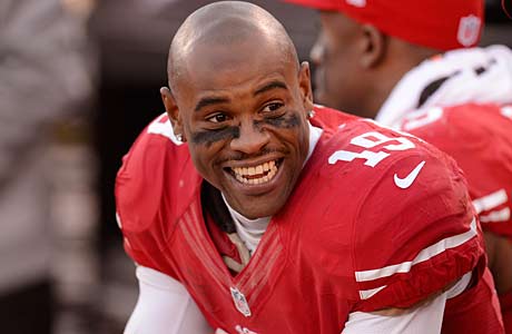 Ted Ginn Jr. is all smiles as he and high school teammate Donte Whitner head into Sunday's NFC Championship game against the Atlanta Falcons.