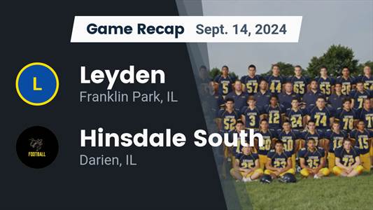 Football Game Preview: Leyden Leaves Home