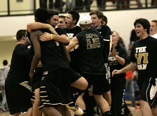 Paul VI's dramatic victory over Oak Hill Academy at the National High School Hoops Festival ended a 56-game win streak for Steve Smith's storied program.