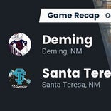 Football Game Preview: Santa Teresa vs. Silver