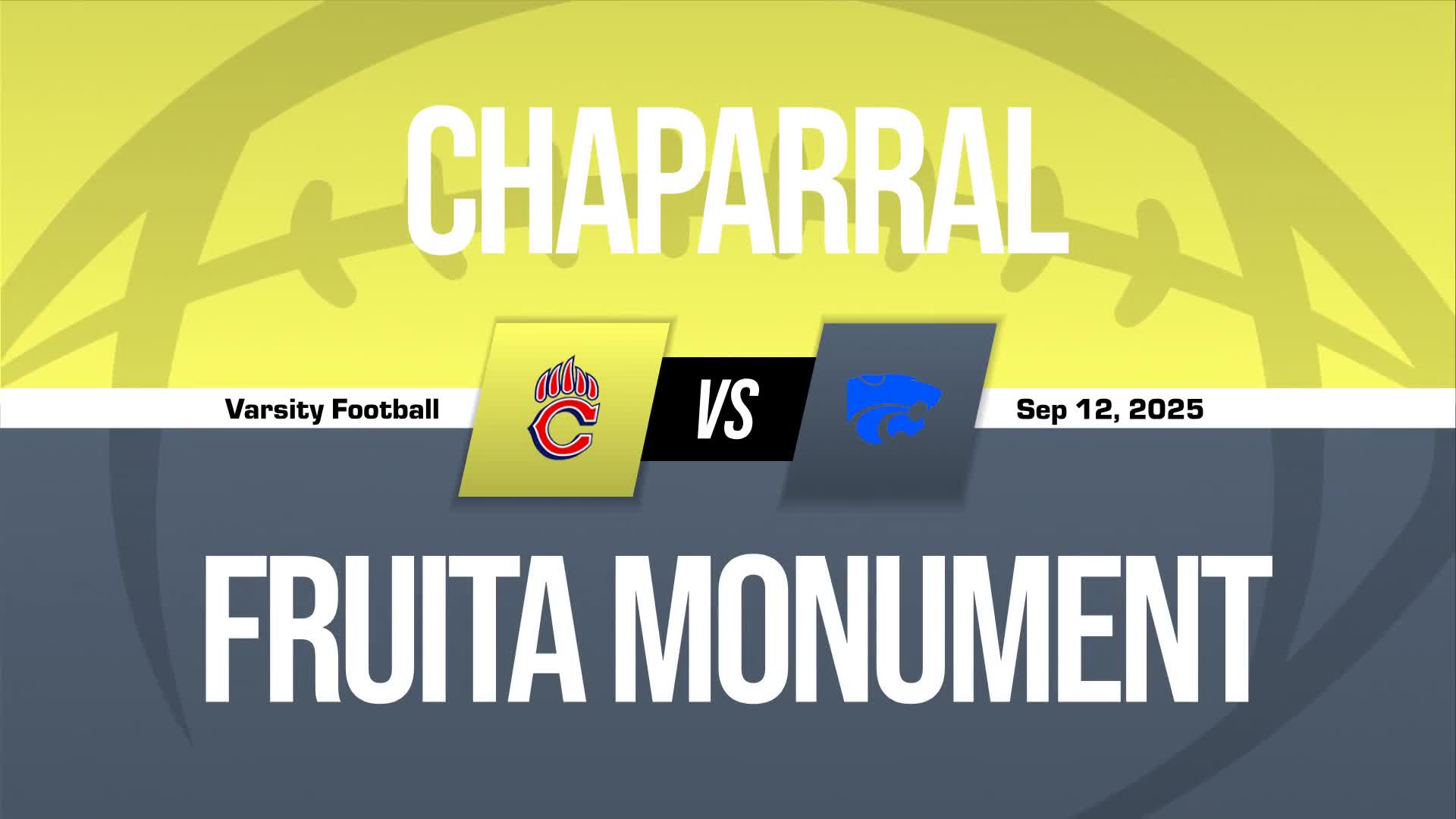 Football Game Preview: Chaparral Wolverines vs. Ponderosa Mustan