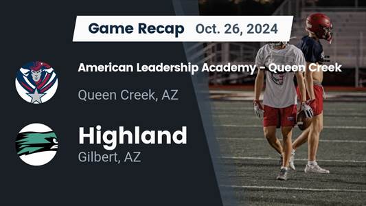 Football Game Preview: ALA - Queen Creek Patriots vs. Williams Field Black Hawks