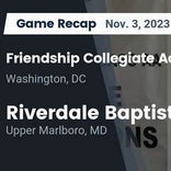 Football Game Recap: Friendship Collegiate Academy Knights vs. Riverdale Baptist Crusaders