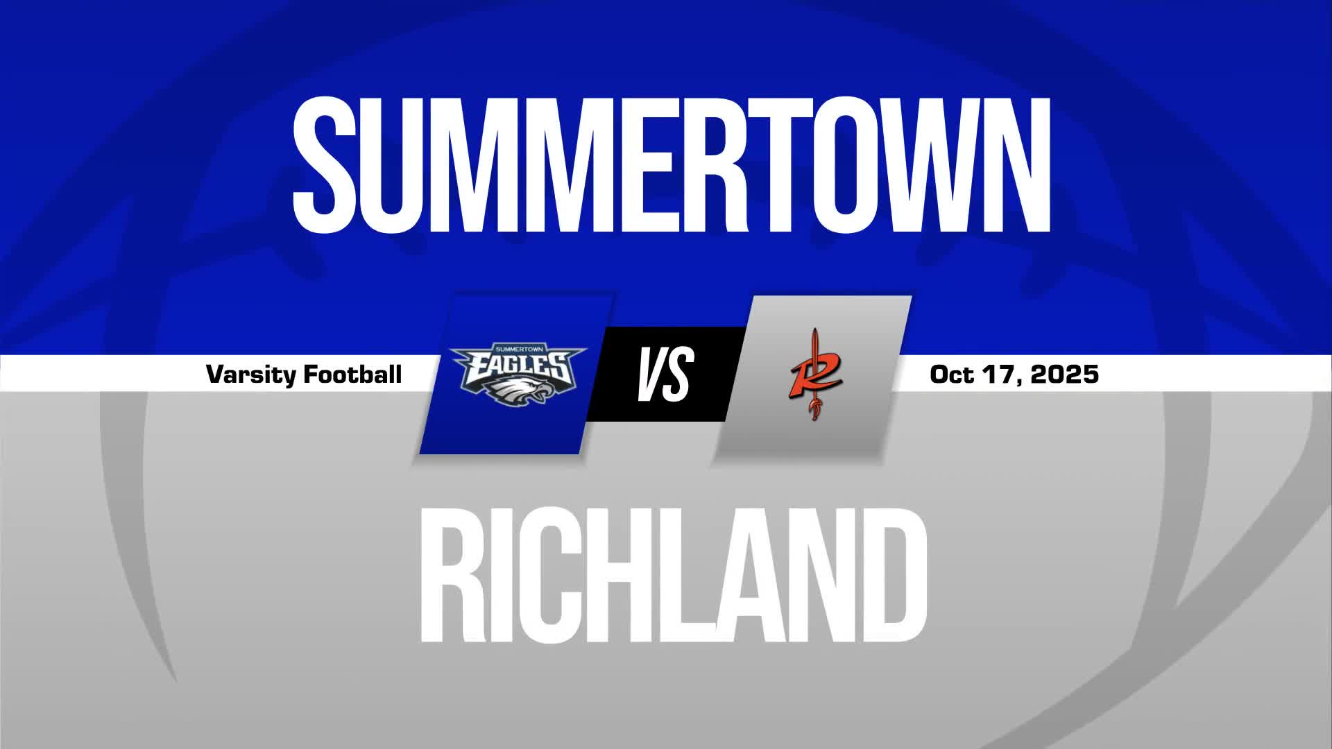 Football Recap: Make It Five in a Row for Richland + How To Watch