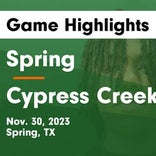 Cypress Creek vs. Spring