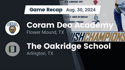 Football Game Preview: Oakridge Plays at Home