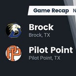 Football Game Recap: Pilot Point Bearcats vs. Brock Eagles