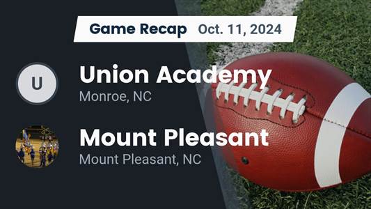 Football Recap: Mount Pleasant Beats North Stanly for Their Fift