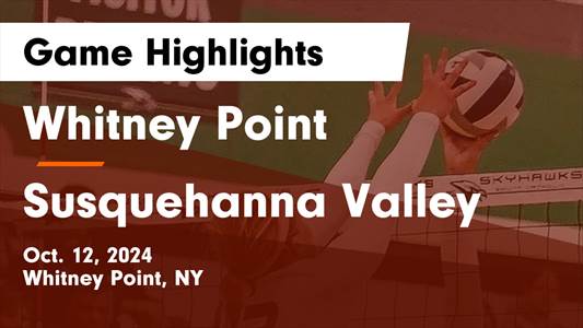 Volleyball Recap: Susquehanna Valley Comes Up Short