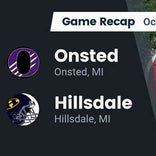 Football Game Recap: Onsted Wildcats vs. Hillsdale Hornets