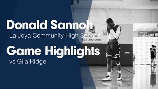 Donald Sannoh Game Report: @ Copper Canyon