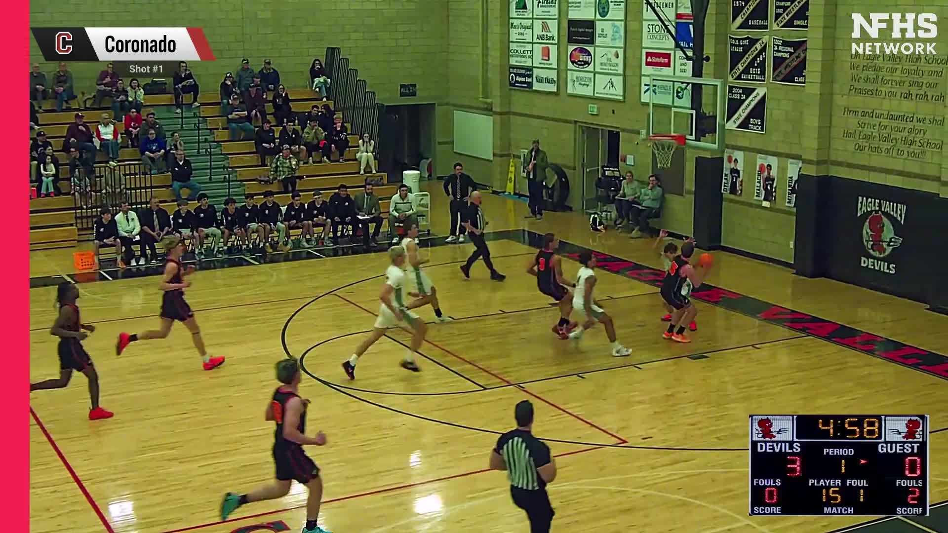 Basketball Recap: Eagle Valley Beats Coronado for Their 11th Str