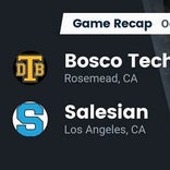Football Game Recap: Bosco Tech Tigers vs. Salesian Mustangs
