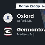 Football Game Recap: Germantown Mavericks vs. Oxford Chargers