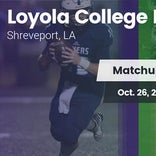 Football Game Recap: Loyola College Prep vs. Rayville