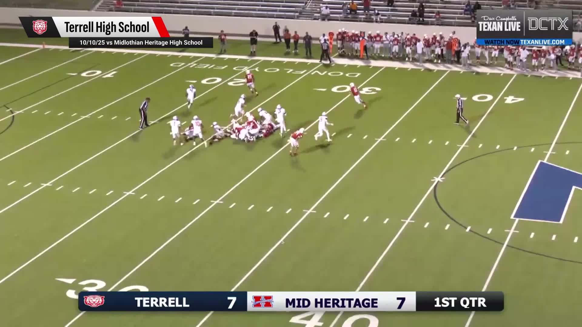Football Recap: Huntsville Falls Short of Terrell in the Playoffs + How To Watch