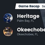 Football Game Recap: Okeechobee vs. Martin County