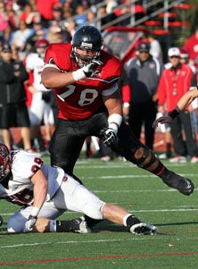 Freddie Tagaloa is also a four-year
starter on the basketball court.