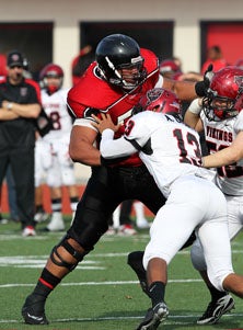 Freddie Tagaloa has demanded special
attention throughout his four-year
career.