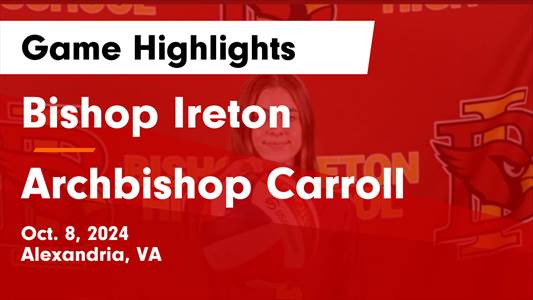 Volleyball Recap: Archbishop Carroll Takes a Loss