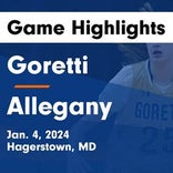 Basketball Game Recap: Allegany Campers vs. Goretti Gael