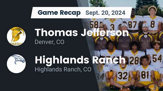 Football Game Preview: Thomas Jefferson Spartans vs. Longmont Tr