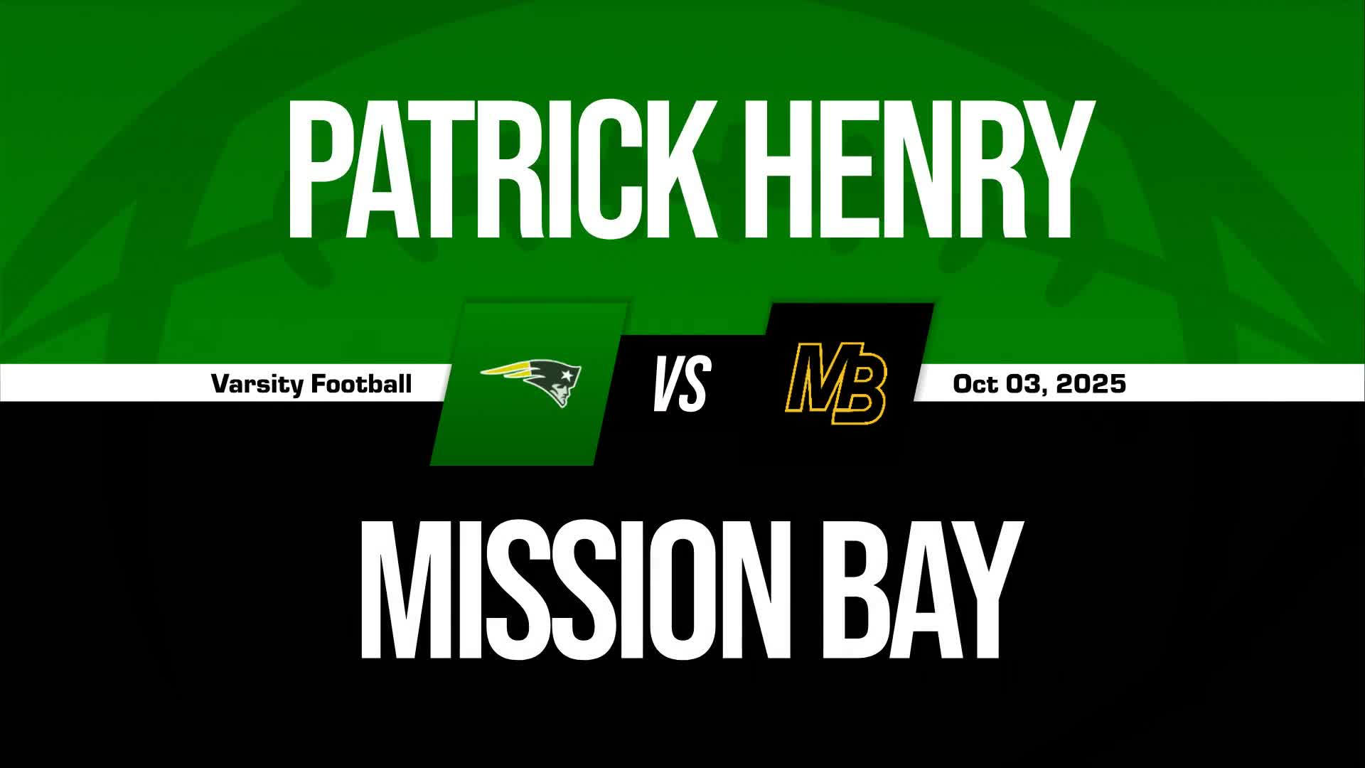 Football Recap: Mission Bay Picks Up Eighth Consecutive  Victory + How To Watch