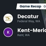 Decatur vs. Kent-Meridian