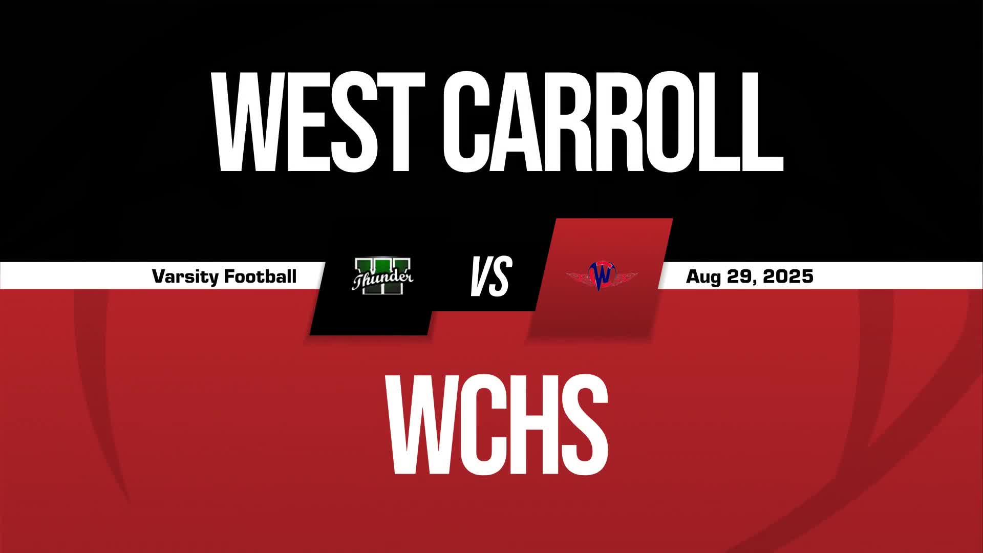 Football Game Preview: West Carroll Thunder vs. Ashton-Franklin Center Raiders