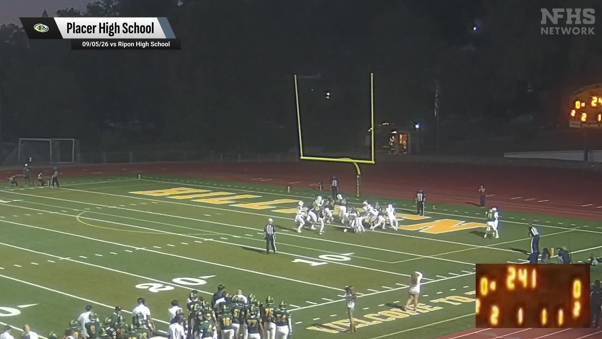 Football Recap: Laguna Creek Comes Up Short Against Placer + How To Watch